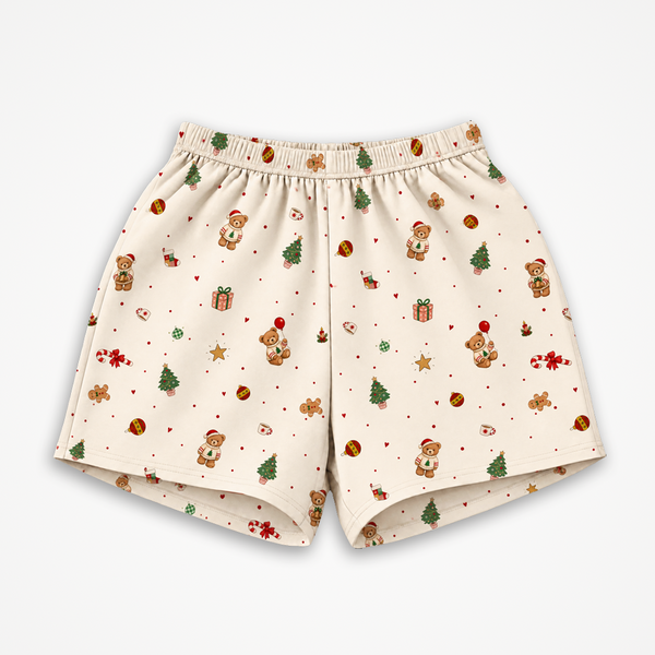 Shorts de Pijama Adulto Urso | Natal 2026
