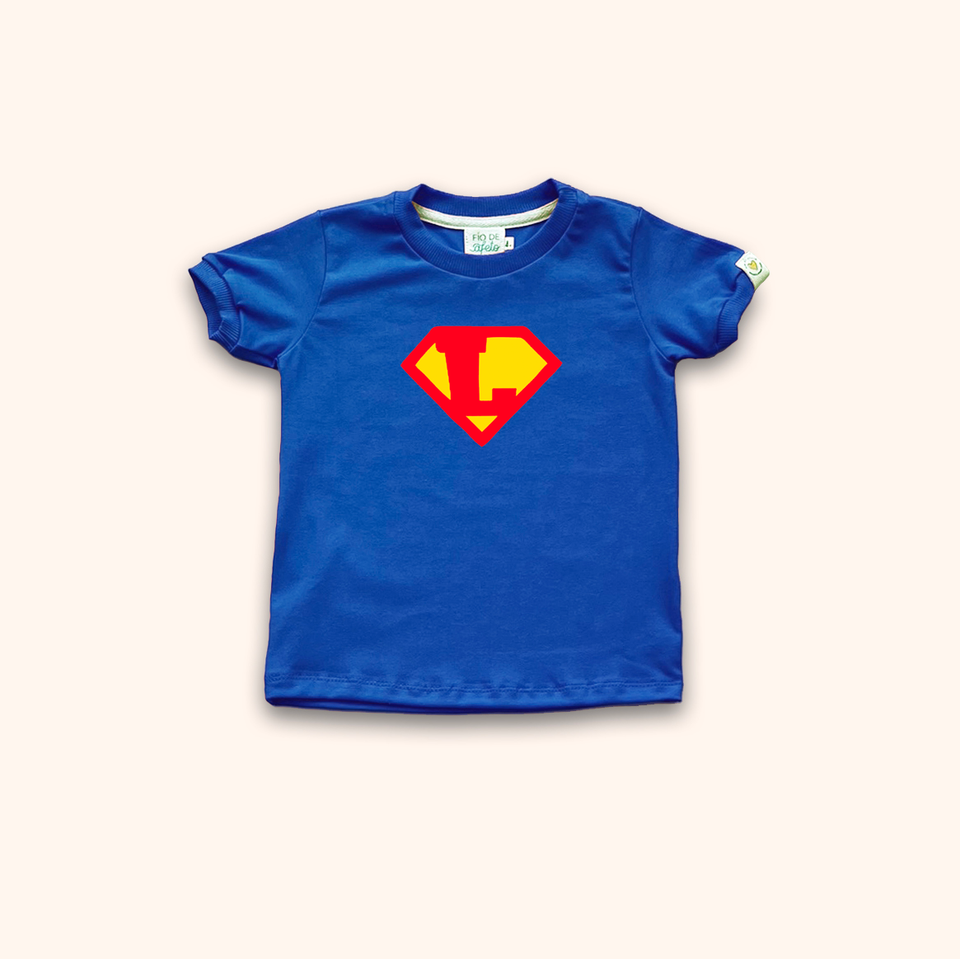 Camisa Infantil - SuperMan / SuperGirl