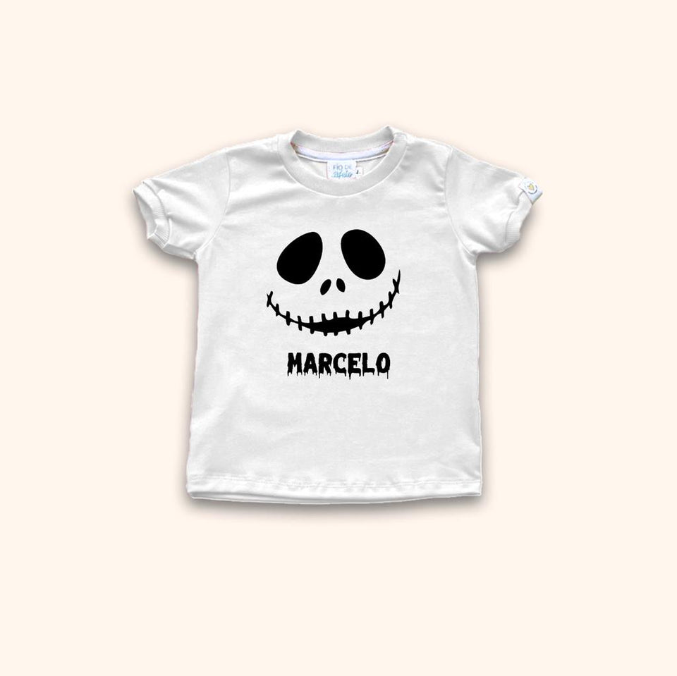Camisa Infantil Personalizada Halloween - Ghost