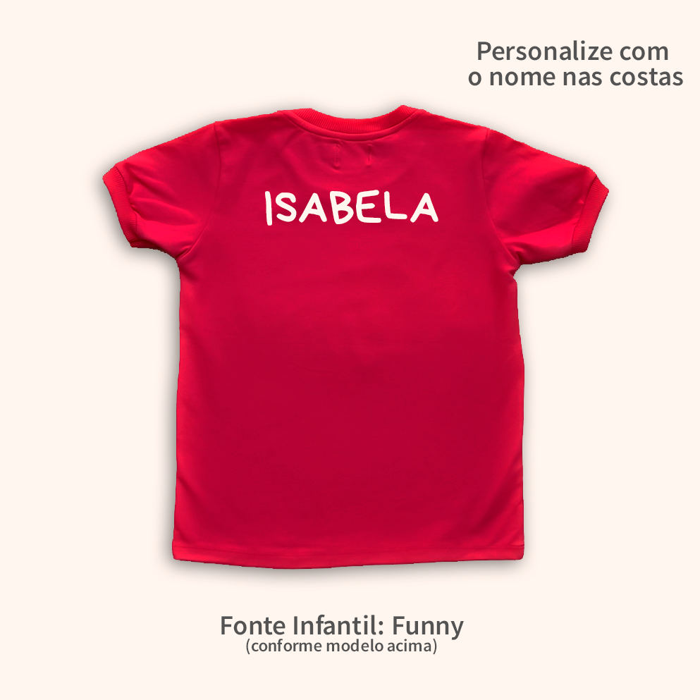 Camisa Infantil FEC Palavras Cruzadas